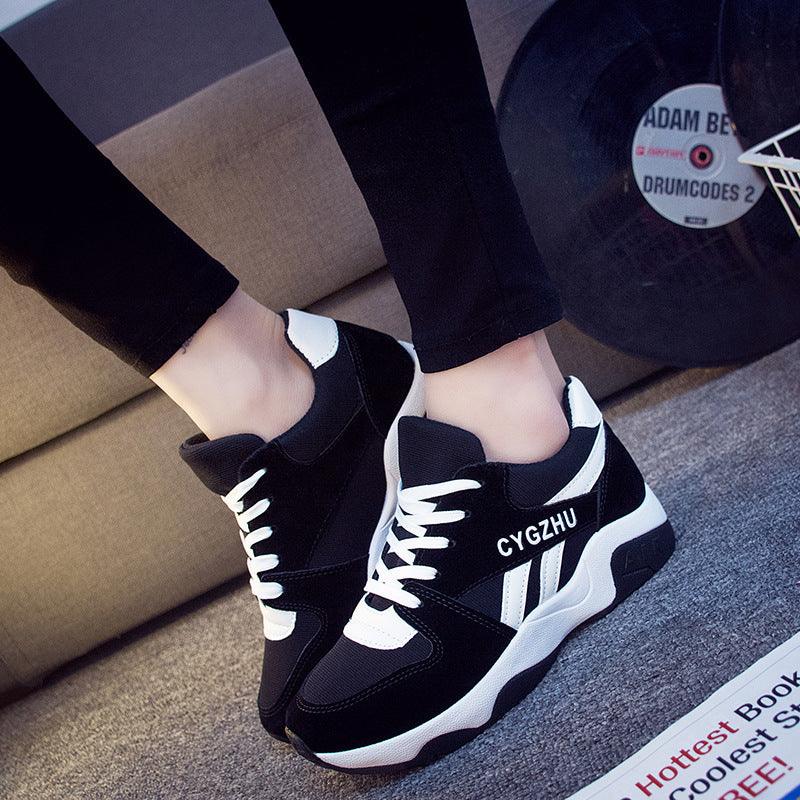 Ladies Stylish Sports Thick Sole Trainers