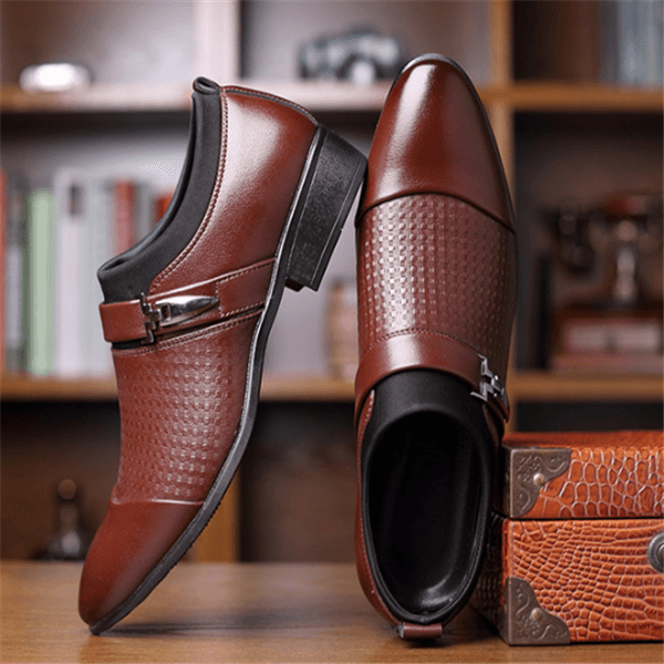 Mens Breathable Formal Leather Shoes