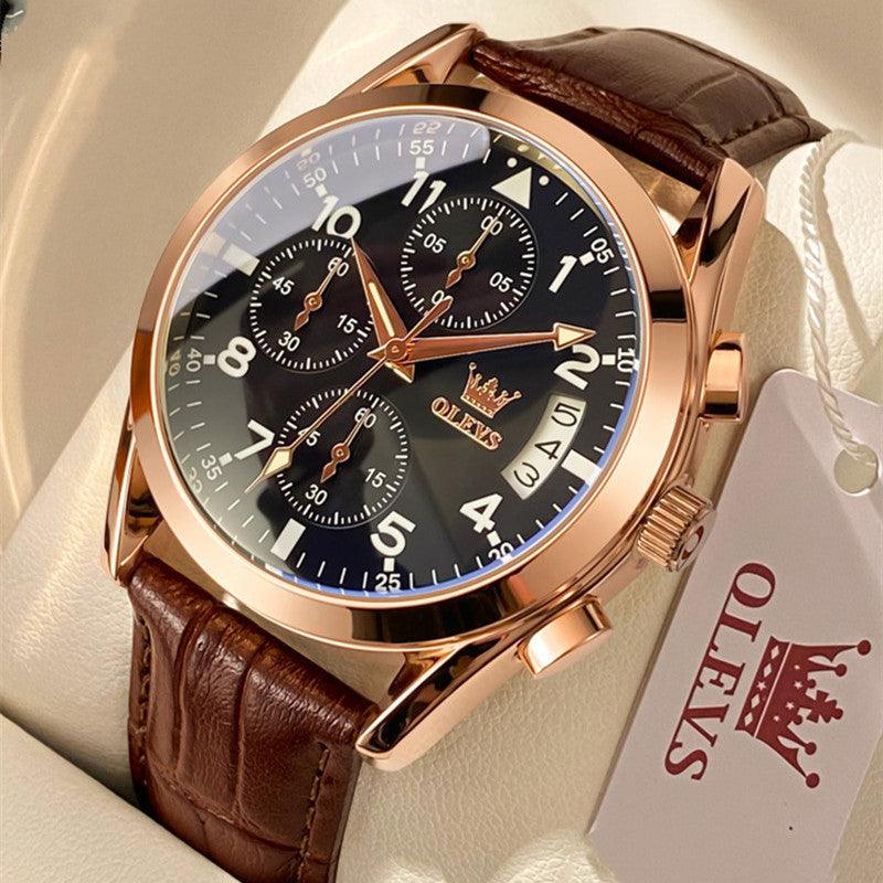 Quartz Waterproof Luminous OLEVS Luxury Watches - Mens