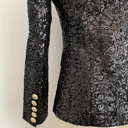 Ladies Sequin Blazer Jacket & Trouser Suit