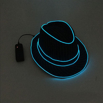 Glowing Top Hat Fancy Dress Party Performance Fluorescent Hat