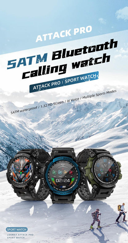 Smart Sports Watch Three-proof Outdoor = Bluetooth Calling - Mens