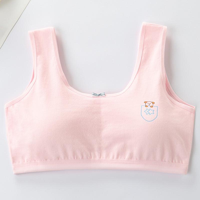 Girls Underwear Pure Cotton Sports Bra