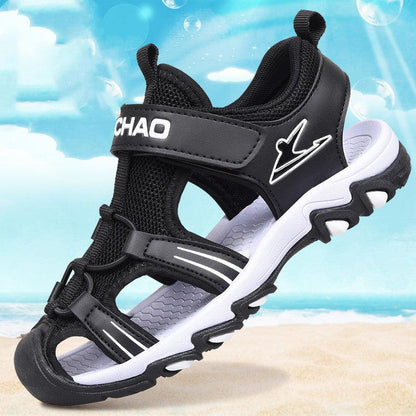 Boys Unique Baotou Soft Sole Beach Non-slip Sandals Shoes