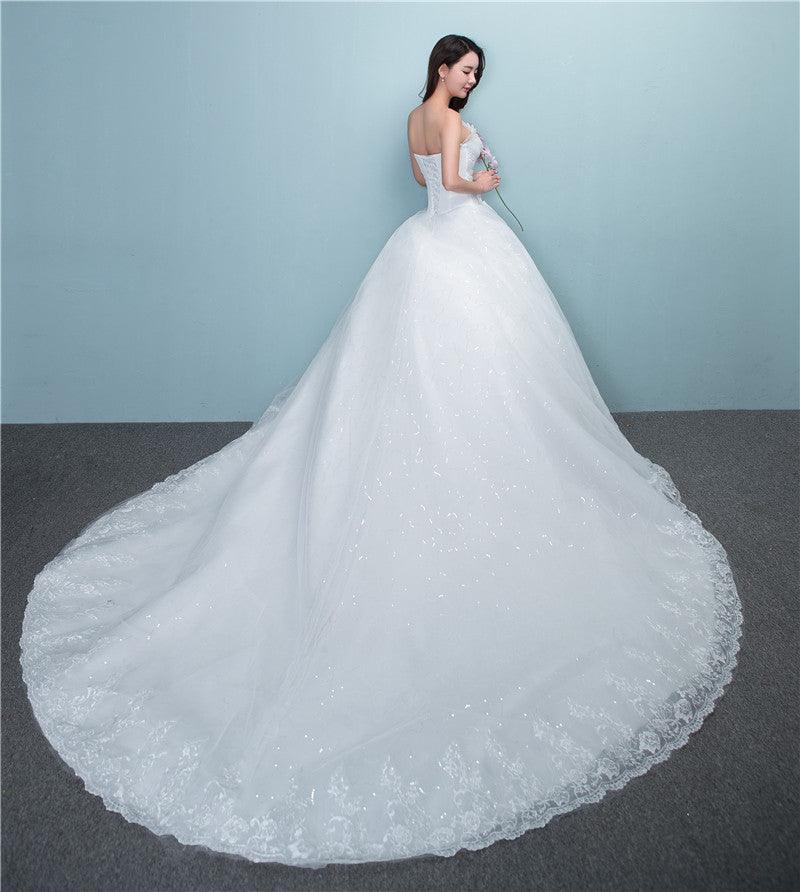 Wedding Dress Large Tail Wedding Dress