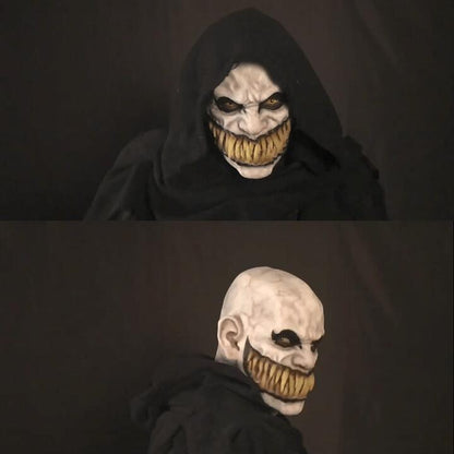 Halloween Latex Horror Balaclava Mask = Creepy Smile