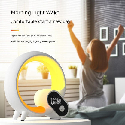 Alarm Clock Bluetooth Audio Intelligent Wake-up Q Colorful Atmosphere Light