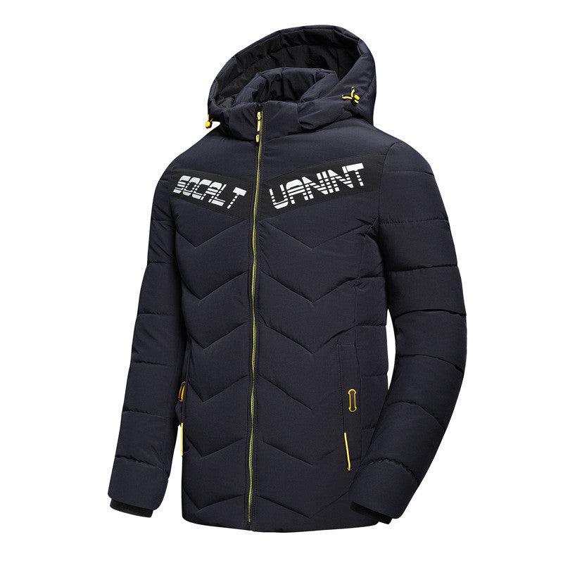 Mens Casual Hooded Down Jacket