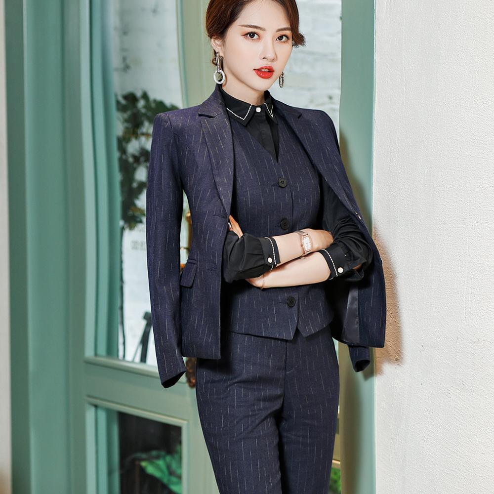 Ladies Temperament Small Formal Work Clothes Suit