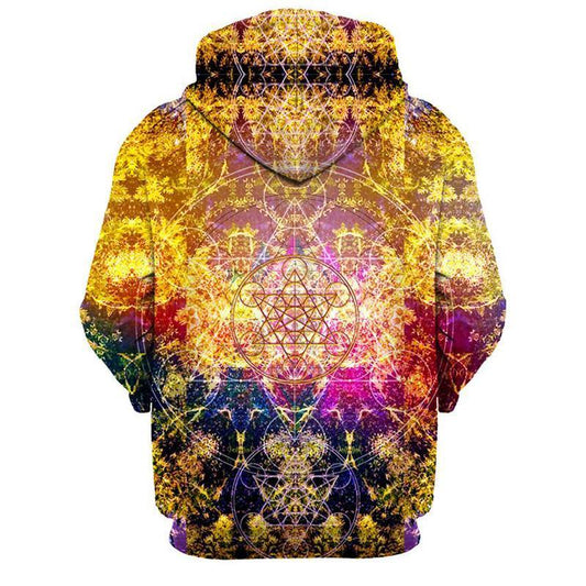 Unisex Psychedelic Pineal Metatron Hoodies