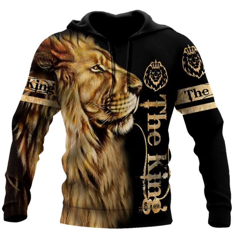 Hoodies For Men Cool Animal-print