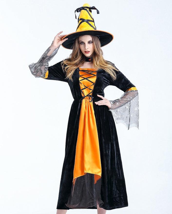 Halloween Carnival Fancy Dress Women Magic Moment Costume-Adult Sorceress Cosplay Costume -