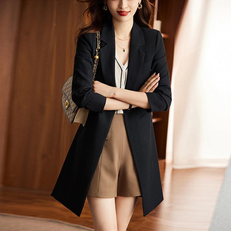 Ladies Formal Blazer Style Knee Length Jacket