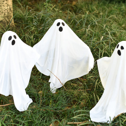 Halloween Ornament Outdoor Ghosts x3 - Haunted House Decoration