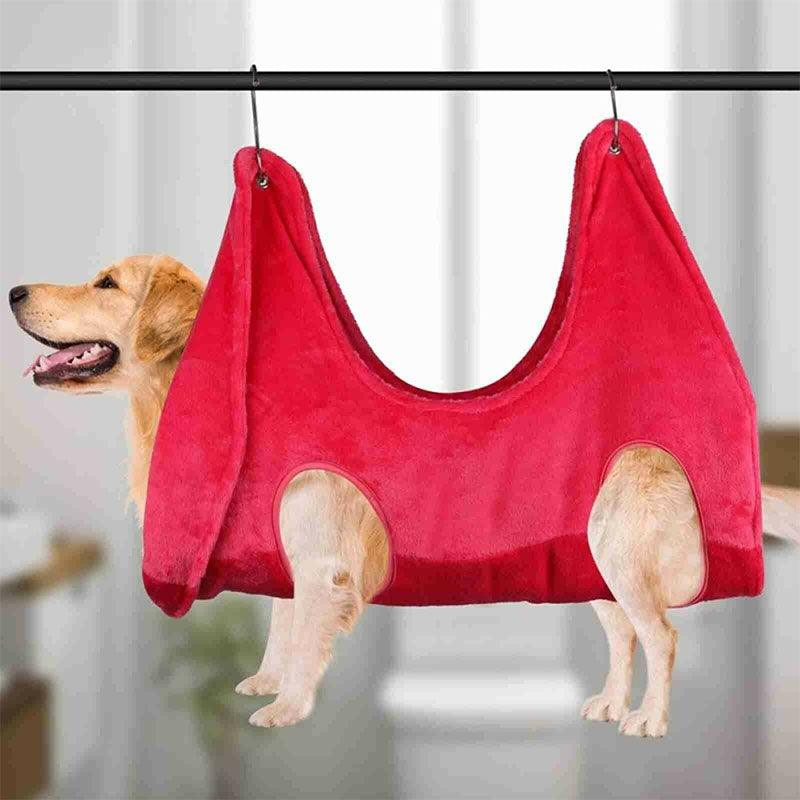 Pet Dog Cat Grooming Hammock - Harness Restraint Bag Helper Breathable