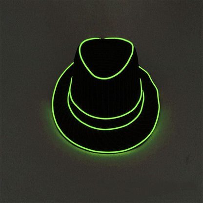 Glowing Top Hat Fancy Dress Party Performance Fluorescent Hat