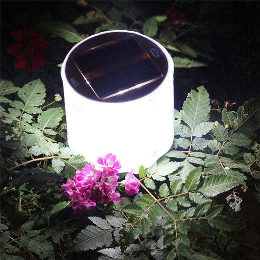 Inflatable Solar Light LED Solar Powered Foldable Light for Outdoor Garden Yard Emergency Solar Road Lamp