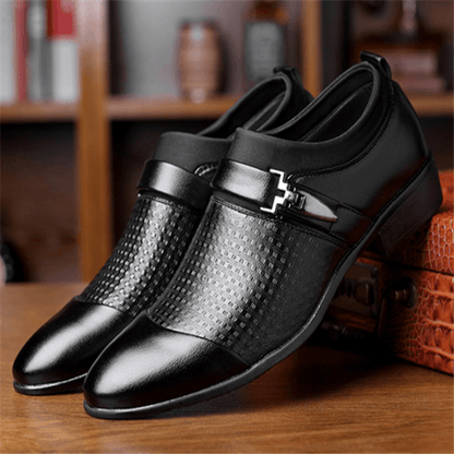 Mens Breathable Formal Leather Shoes