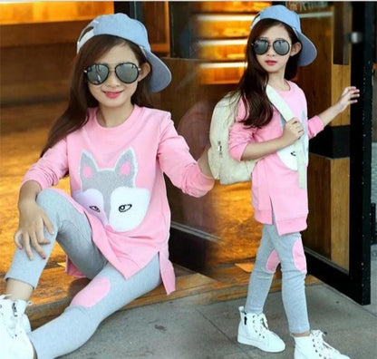 Girls' Cute Animal Outfit Sets