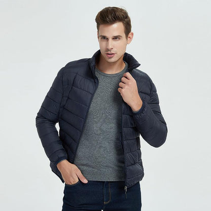 Down Padded Stand-Collar Jacket