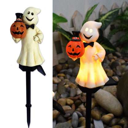 Halloween Solar Pumpkin Lamp Iron Outdoor Creative Atmosphere