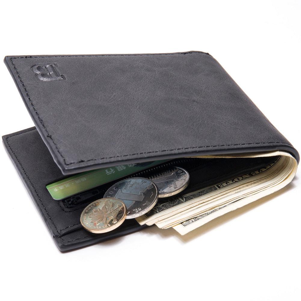 Wallets with Coin Bag & Zipper - Mens