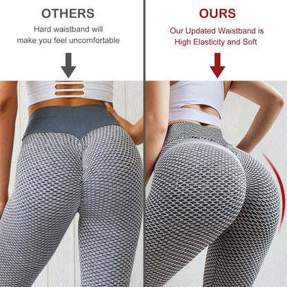 Leggings Women Butt Lifting Workout Tights Plus Size Sports High Waist Yoga Pants