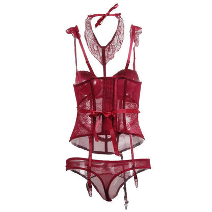 Ladies Lingerie Lace Shapewear Vest Suit