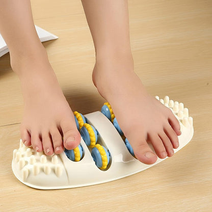 Dual Wooden Foot Massager For Plantar Fasciitis Pain Relief