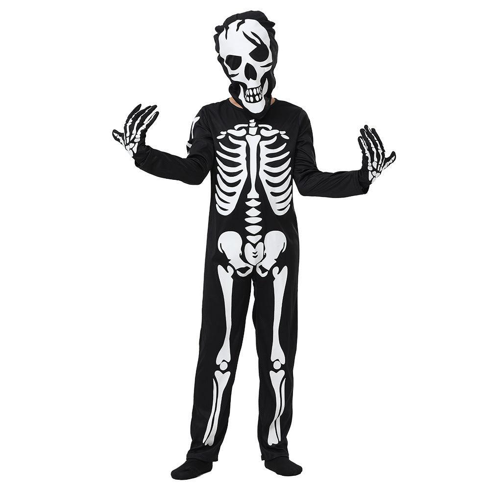 Glow in the Dark Skelton Halloween Party Cosplay Costume - Adult