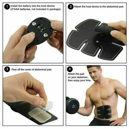 Muscle Electric Toner Machine-ABS Toning Belt Simulation Fat Burner Belly Shaper