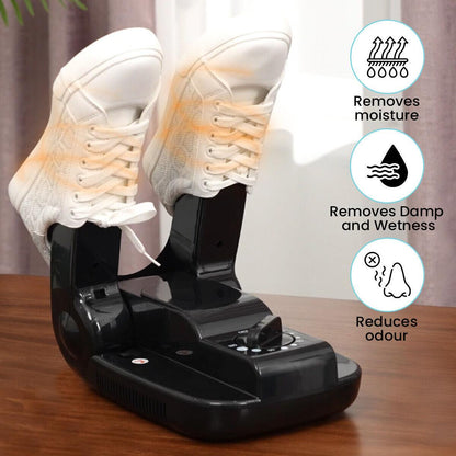 Shoe Dryer Warmer Portable Odour Eliminator Damp Wet Boots