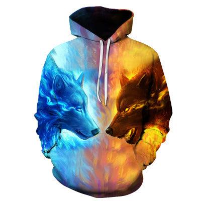 Wolf Printed Hoodies 3D Sweatshirt - Unisex