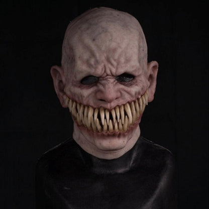 Halloween Latex Horror Balaclava Mask = Creepy Smile