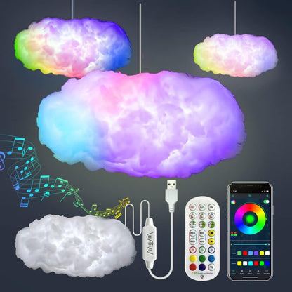 Simulation Clouds Bedroom Room Light Ambient Light Lightning-Sensory Lights