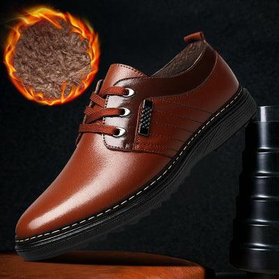 Men's Business Casual Round British Design Shoes