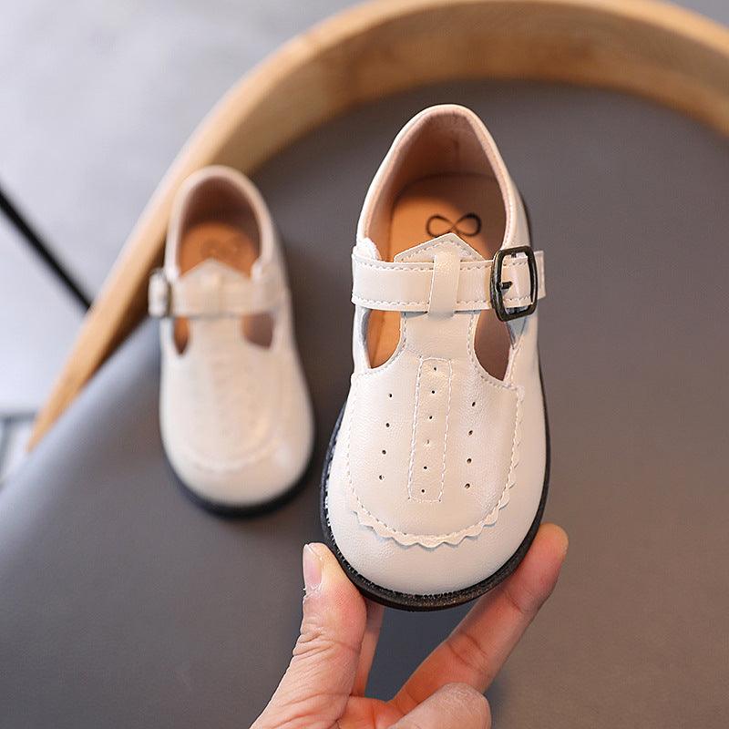 Boys & Girls Fashionable Breathable PU Leather Shoes