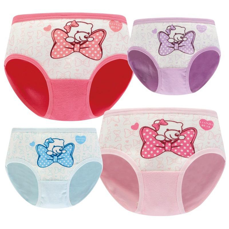 Girls' Underwear Cotton Underwear - Briefs Shorts X 4