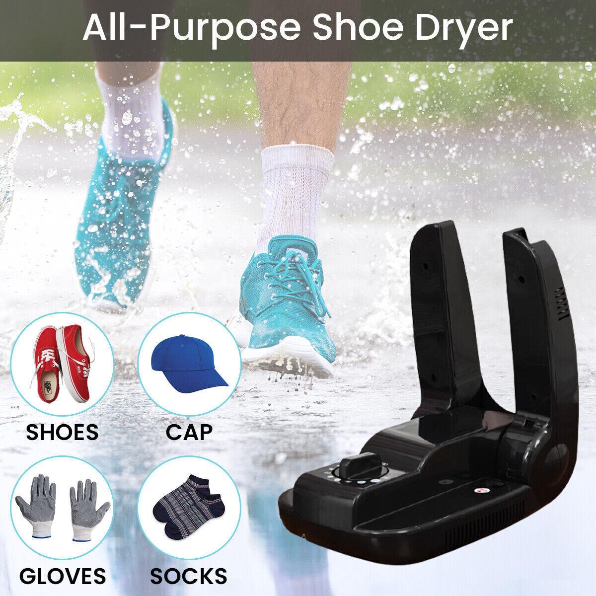 Shoe Dryer Warmer Portable Odour Eliminator Damp Wet Boots