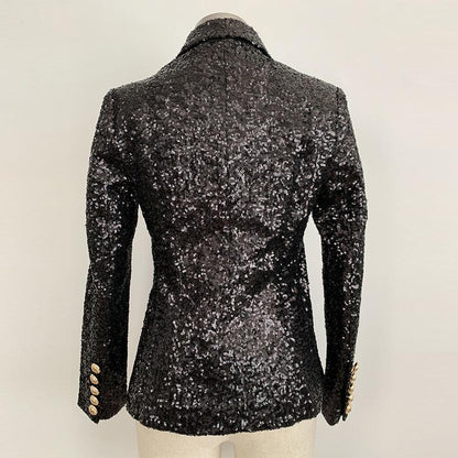 Ladies Sequin Blazer Jacket & Trouser Suit