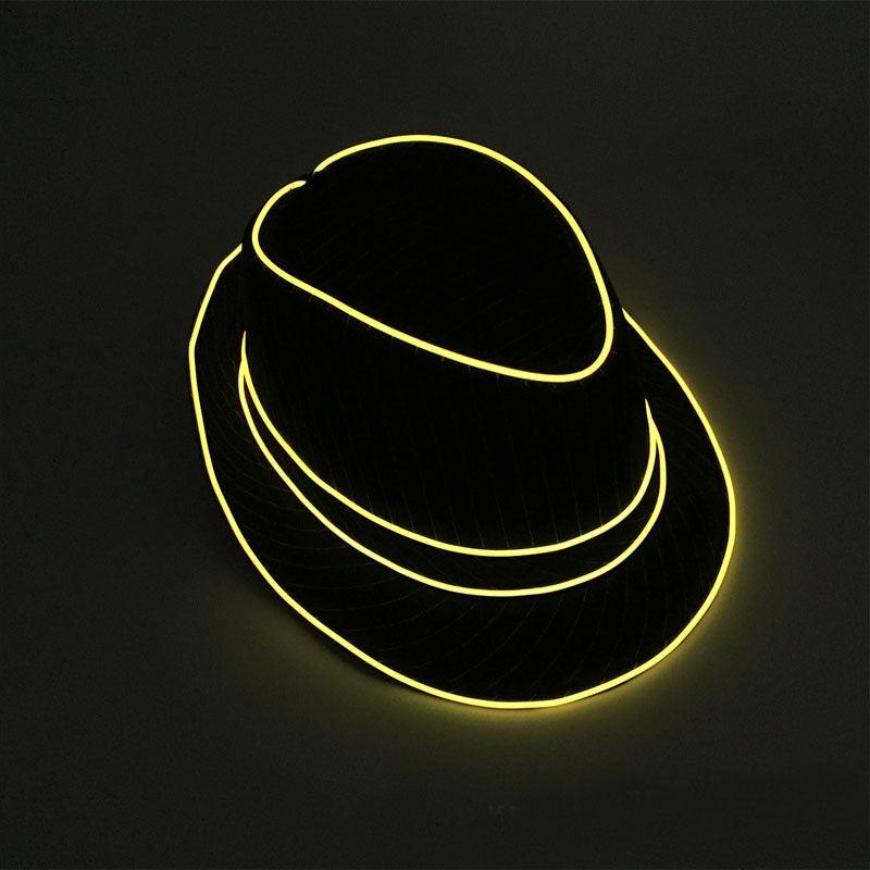 Glowing Top Hat Fancy Dress Party Performance Fluorescent Hat