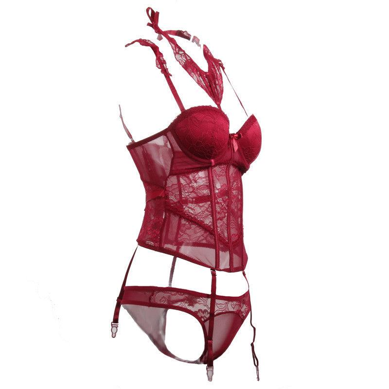 Ladies Lingerie Lace Shapewear Vest Suit