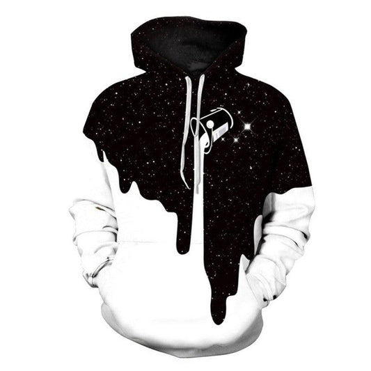 Unisex Spill Milk 3D Printed Hoodies