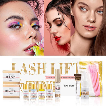 Lash Lift Eyelash Eyebrow Dye Tint Kit Lashes Perm Set Brow Lamination Makeup Tools ICONSIGN