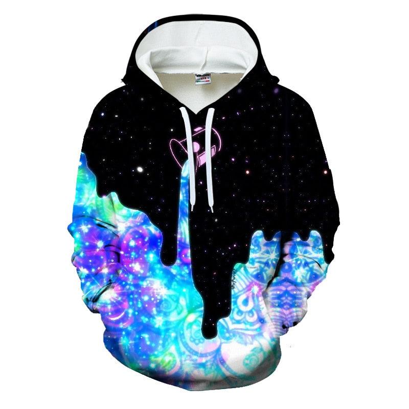 Unisex Spill Milk 3D Printed Hoodies