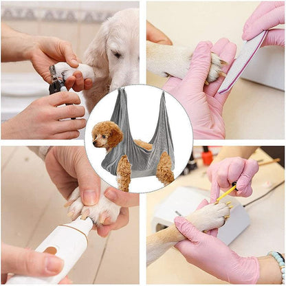 Pet Dog Cat Grooming Hammock - Harness Restraint Bag Helper Breathable