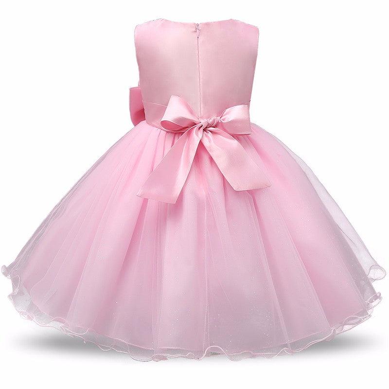 Princess Flower Girl Dress Summer Tutu Wedding Birthday Party Dresses