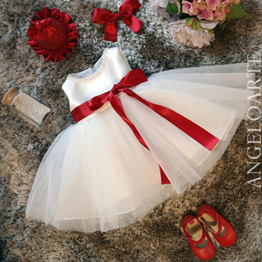 Girls Elegant Ballerina Princess Vest Dress