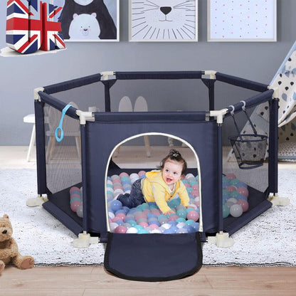 Large Baby Playpen Toddlers Infant Activity Centre Safety Play Fence Yard