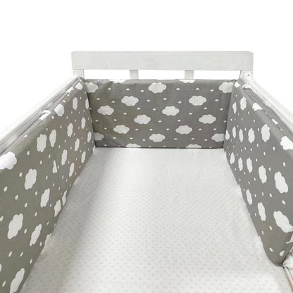 Thick One-piece Crib Around Cushion Cot Protector Pillows